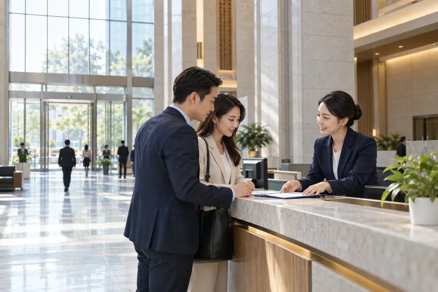 公共服務空間與企業諮詢情境